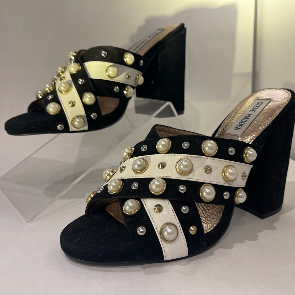 Steve Madden Womens Cove Suede Open
Toe Casual Mule / NEVER WORN Size 8